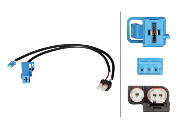 BMW X5 Adapter Lead For IBS Kit OEM 61129123571 Hella