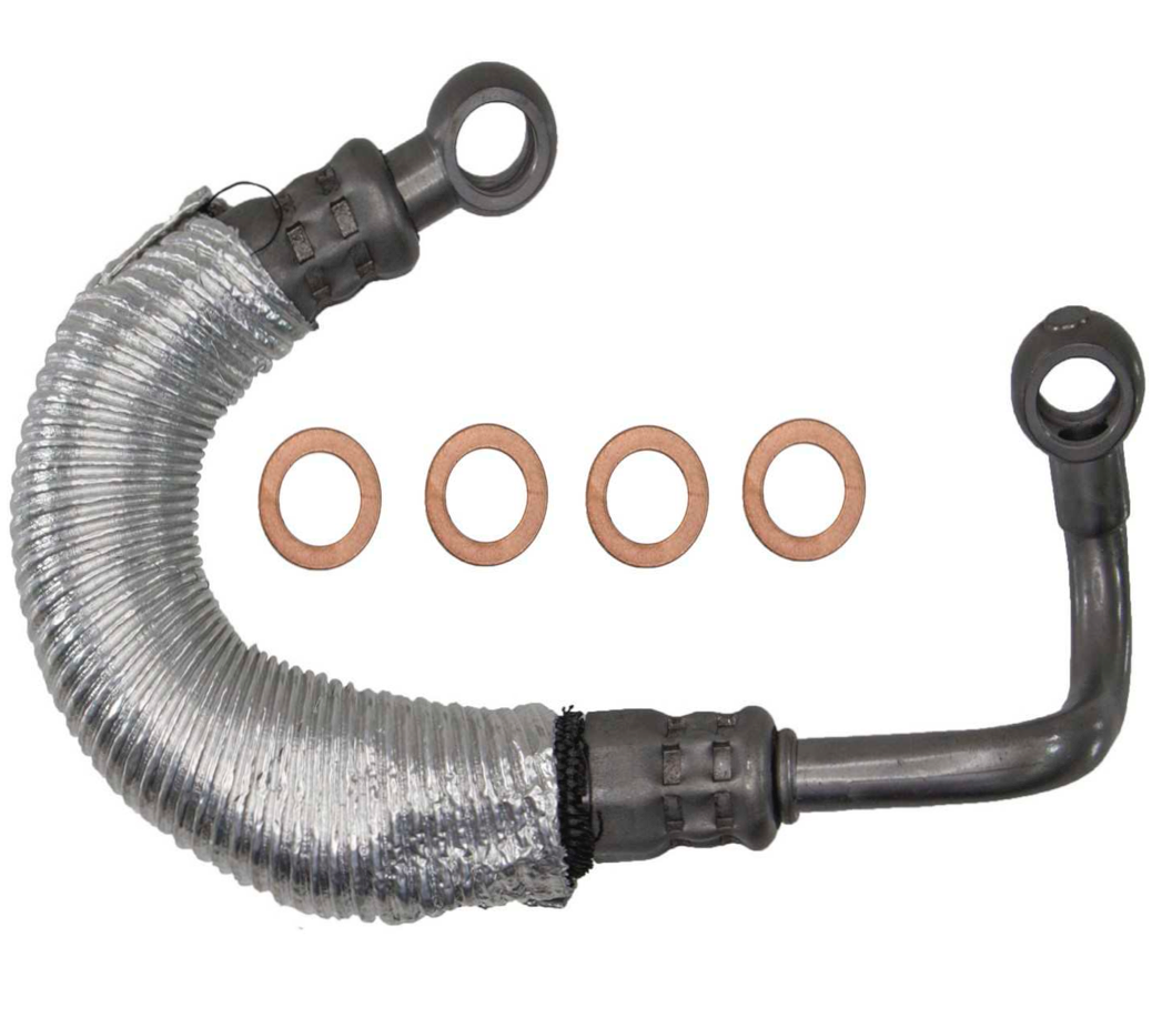 BMW E70 X5 35d Turbocharger Oil Line - Distribution Piece to