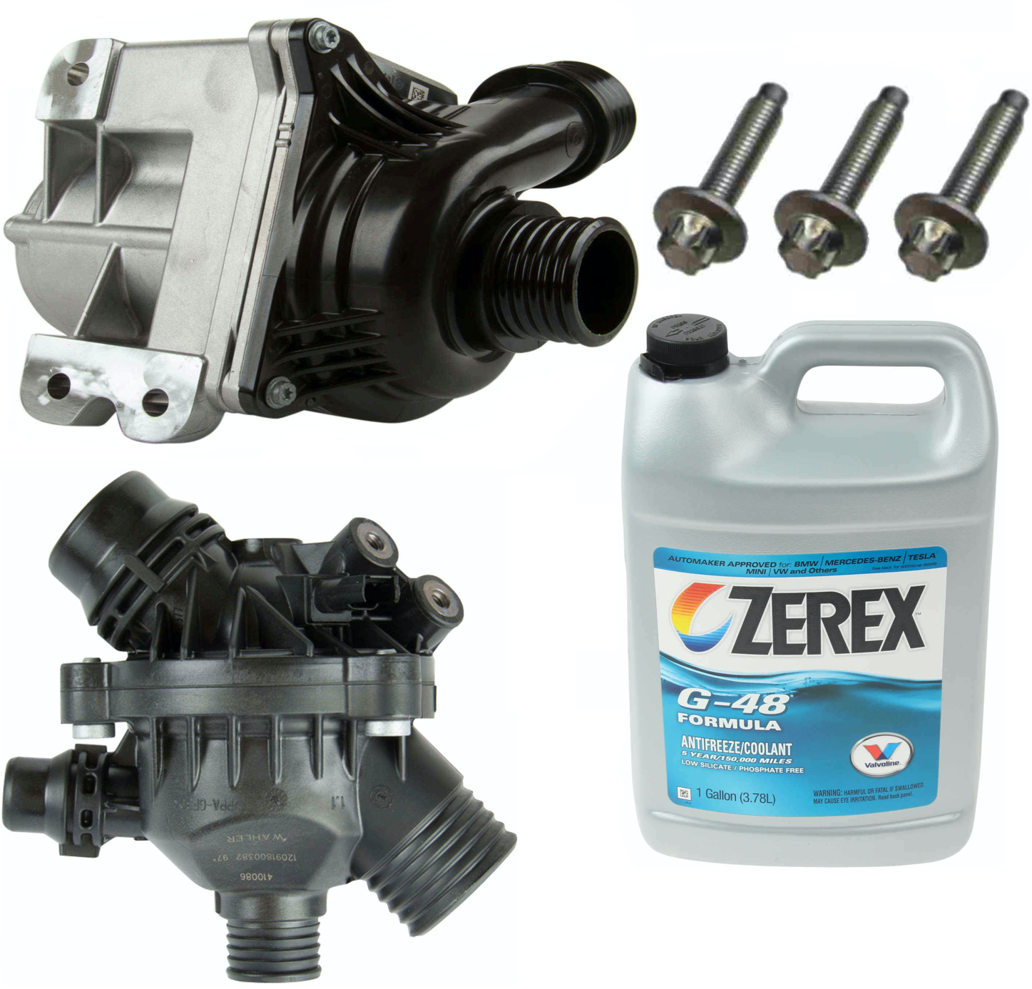 Electric Water Pump With Thermostat For BMW E60 E82 335i 535i X1 X3 X5
