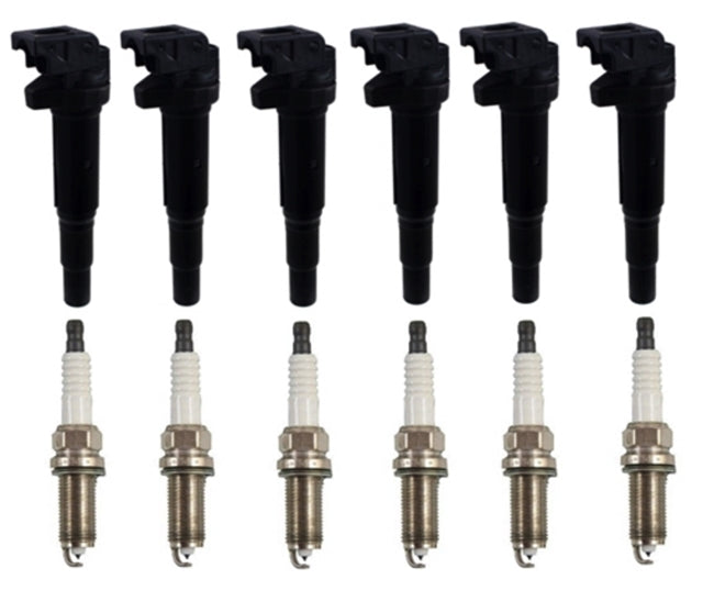 BMW E60 5-Series Ignition Coil & Plug Kit By Eldor OEM 12138657273