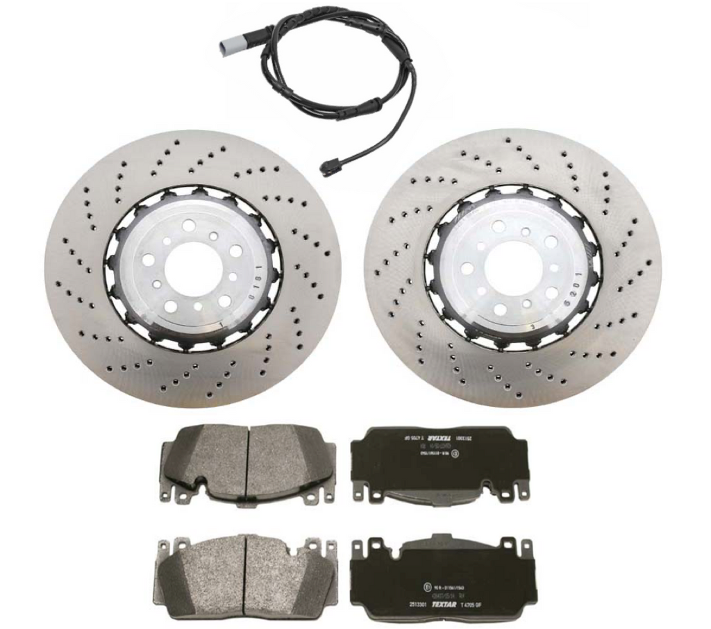 Brembo Ceramic Brake Pad Set (Front & Rear) With Pagid Sensors For BMW M5/M6 2012-2019