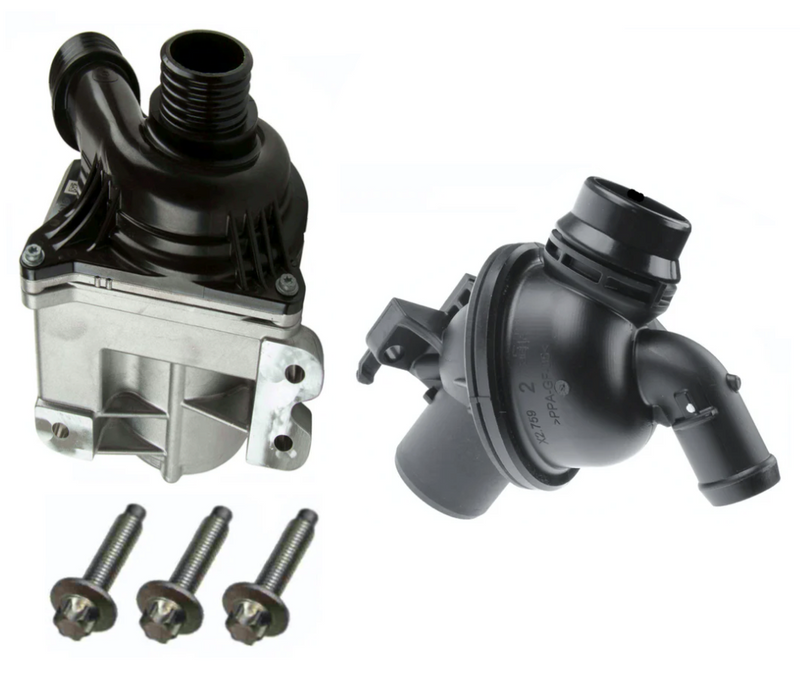 BMW F10 535i Electric Engine Cooling Water Pump & Thermostat Kit By RhineWerks 11515A05704 Engine Cooling RhineWerks 535i 2011-06/15/2015