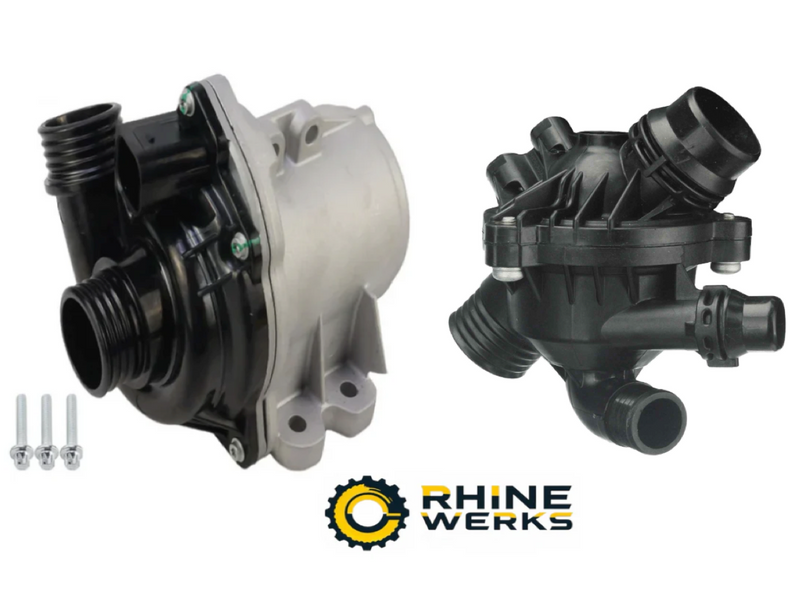 BMW E9X 335i Electric Water Pump & Thermostat Kit By RhineWerks 11515A05704 (2011-2013) RhineWerks