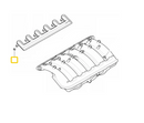 BMW E46 3-Series Air Equalizer for Intake Manifold O-Ring OEM 11617502761 Engine Mechanical Elring Klinger