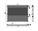 BMW G30 5-Series 530i & 540i Intercooler Cooling Radiator OEM 17118484638 Engine Cooling Behr