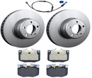 BMW G20 M340i Front Brake Kit W/ Ceramic Pads & Sensor By Zimmermann Brake Parts OEMBIMMERPARTS KIT M340i 2020-2023