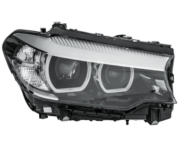 BMW G30 5-Series LED Headlight Assembly OEM 63117214959 or 63117214960 Body Electrical & Mechanical ZKW 530e 2018-2020 Driver Side Headlight