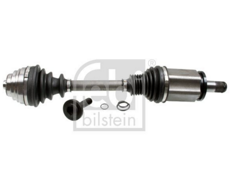 F30 3-Series xDrive Front Driver Side Axle Assembly By Febi 31607597693 Febi Bilstein