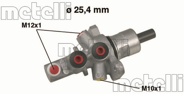 BMW E38 7-Series Brake Master Cylinder By Metelli 34311165544 Brake Parts Metelli