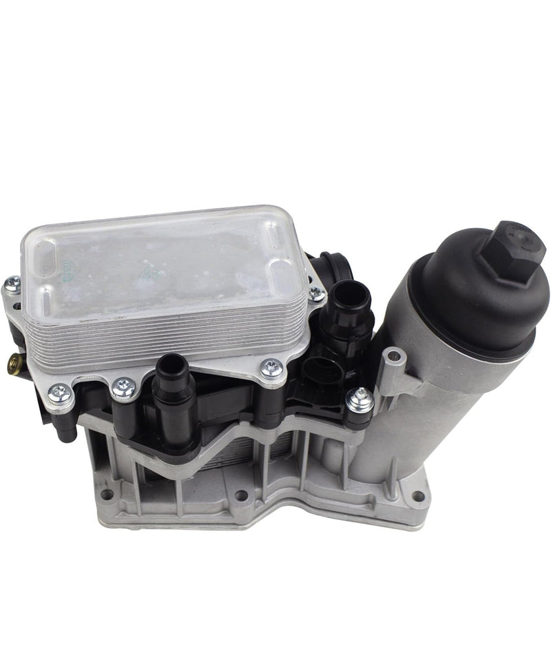 BMW F30 328d Oil Filter Housing W/Cooler By RhineWerks W/OEM Filter 11428507697 (Aluminum Upgrade) Engine Mechanical RhineWerks