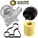 BMW 128i Covertible Oil Filter Housing Assembly W/ OEM Filter By RhineWerks 11428642283 Engine Mechanical RhineWerks