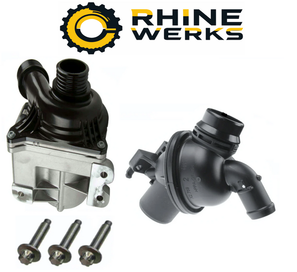 BMW F10 535i Electric Engine Cooling Water Pump & Thermostat Kit By RhineWerks 11515A05704 Engine Cooling RhineWerks