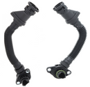 BMW F10 M5 Crankcase Vent Hose Set - Valve Cover to Air Channel By Rein 11157843150 & 11157843151 Engine Mechanical Rein M5 2013-2016