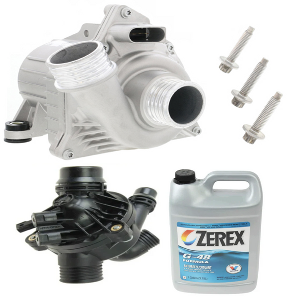 BMW X5 3.0si & xDrive30i W/ Adaptive Drive or 4Zone Electric Water Pump Kit By Nissens 11519894484 Nissens