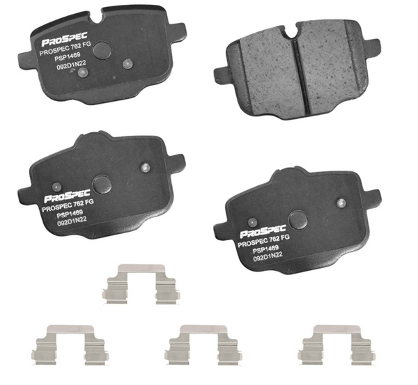 BMW G30 5-Series Rear Ceramic Brake Pad Set By ProSpec 34216892642 or 34216870552 ProSpec