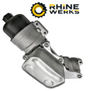 Mini Cooper S Engine Oil Filter Housing Assembly W/ OEM Filter By RhineWerks 11428643745 (2011-2015) Engine Mechanical RhineWerks Mini Cooper S 2011-2015