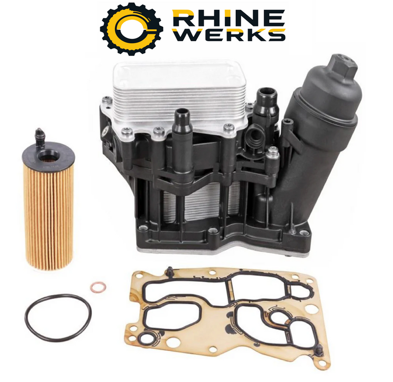 BMW F30 328d Oil Filter Housing W/Cooler By RhineWerks 11428507697 RhineWerks