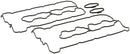 BMW F10 550i Valve Cover Gasket Set OEM 11127566288 & 11127566289 Engine Mechanical Elring