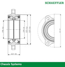 BMW E65 7-Series Rear Wheel Bearing Assembly OEM 33411095238 Driveline & Axle F.A.G. Bearings