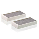 Mini Cooper Charcoal Cabin Air Filter Set OEM 64116823725 Filters & Maintenance Mann
