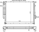 BMW E36 3-Series Engine Cooling Radiator By Nissens 17111723784 Engine Cooling Nissens