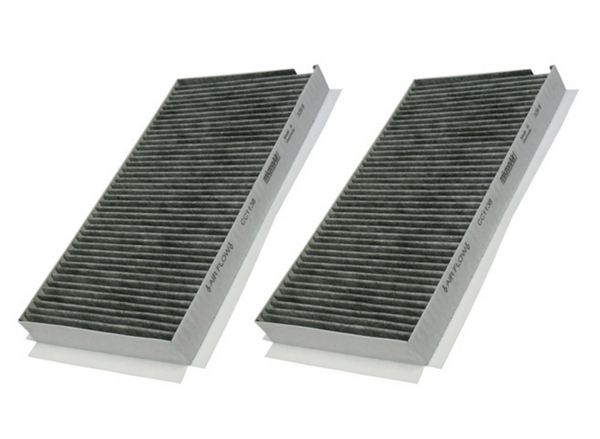 BMW E60/E61 5-Series Charcoal Activated Cabin Air Filter Set OEM 64319171858 Corteco