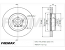 BMW G30 5-Series Front Brake Rotor By Fremax 34118854273 Brake Parts Fremax