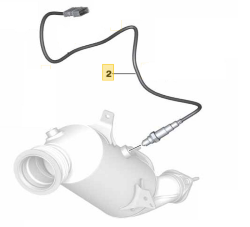 BMW 335i xDrive Post Cat Oxygen Sensor By Walker 11787601911 Fuel & Emissions Walker