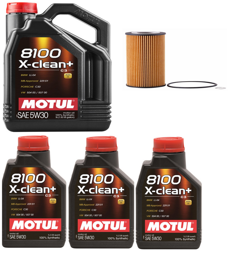 BMW X5 Diesel Oil Change Kit By Motul 83212365949 Motul