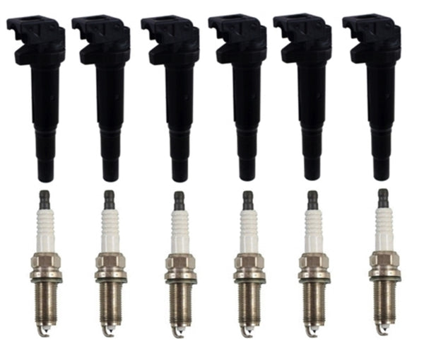 BMW E60 5-Series Ignition Coil & Plug Kit By Eldor OEM 12138657273 Eldor