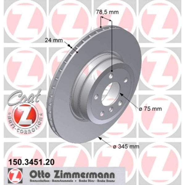 34216886480 Zimmermann Rotor Sold Each. Zimmermann