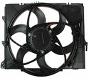 BMW E90/E92/E93 3-Series Auxiliary Cooling Fan By TYC (400W) 17117590699 Engine Cooling TYC Genera 325i 2006