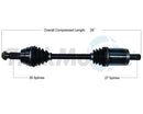 BMW F15 X5 New Left Front Axle Assembly By Surtrak 31607607937 Driveline & Axle TrakMotive X5 xDrive35d 2014-2018