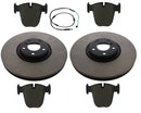 BMW F15 X5 Rear Brake Kit W/Ceramic Pads & Sensor (W/M Performance Brakes) Brake Parts OEMBIMMERPARTS KIT X5 sDrive35i 2014-2016