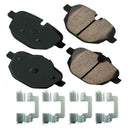 BMW F10 5-Series Rear Ceramic Brake Pad Set 34216862202 or 34218847062 Brake Parts Akebono 528i 2011-2013