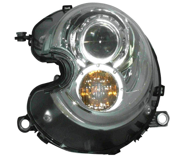Mini Cooper Bi-Xenon Headlight W/ White Turn Signal OEM 63127270025 or 63127270026 Magneti Marelli