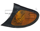 BMW E46 3-Series Front Turn Signal Yellow W/ Black Trim 63137165859 or 63137165860 Body Electrical & Mechanical TYC Genera 325i 09/2001-2005 Drivers Side
