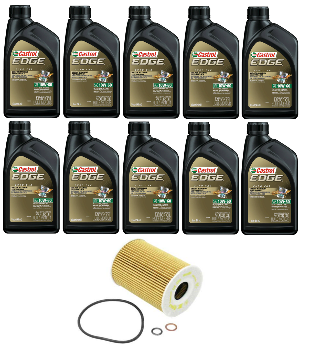 Castrol Quick Change M5 M6 Oil Change Kit by Castrol