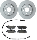 Mini Cooper Rear Brake Kit With Ceramic Pads & Sensor 34216799383 Stage 1 Brake Parts OEMBIMMERPARTS KIT Mini Cooper 2014-2021 F56