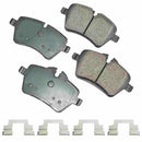 Mini Cooper Front Ceramic Brake Pad Set By Akebono Brake Parts Akebono Mini Cooper 2007-2014 (R Models)