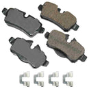 Mini Cooper Rear Brake Pads By Akebono 34216778327 or 34216794059 Brake Parts Akebono Mini Cooper 2007-2014 (R Models)