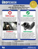 BMW F10 535i Coolant Hose With Upgraded Aluminum Fitting By Uro Parts 11537580969 (2011-2016) Engine Cooling Uro Parts