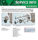 BMW E46 3-Series Belt Tensioner Refresh Kit W/ Hydraulic Upgrade By Uro Parts Engine Mechanical Uro Parts